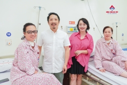 Giám đốc bệnh viện An Việt trực tiếp đi thăm buồng bệnh tại khoa điều trị