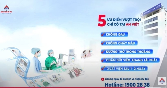 Phẫu Thuật Xoang - 5 Ưu điểm vượt trội chỉ có tại An Việt