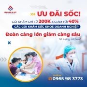 Khám sức khoẻ doanh nghiệp tại bệnh viện An Việt với chính sách ưu đãi lên tới tới 40%