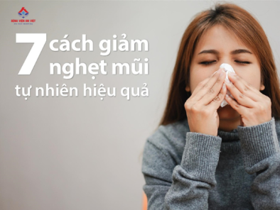 Cách chữa ngạt mũi đơn giản và hiệu quả