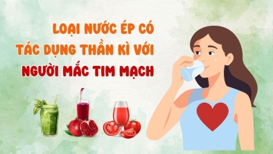 7 loại nước ép tốt cho tim mạch, giúp trái tim khỏe mạnh