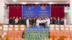 Bệnh Viện Đa Khoa An Việt Phối Hợp Thực Hiện Chương Trình Khám Bệnh Miễn Phí Cho Người Dân Lào