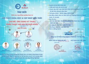 Thư mời tham dự Hội thảo “Ứng dụng kỹ thuật Phẫu thuật nội soi tai dưới nước”