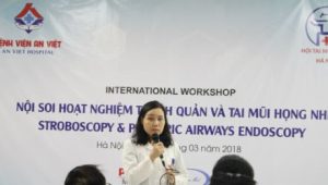 Hội thảo Nội soi hoạt nghiệm thanh quản và Nội soi tai mũi họng nhi với chuyên gia nổi tiếng ở Bệnh viện An Việt