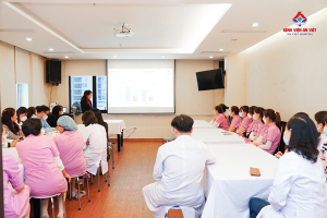 Workshop “Yakult and product benefits in supporting resistance enhancement” at An Viet ospital
