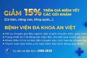 15% off individual health checkup packages at An Viet General Hospital