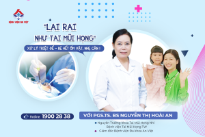 Lai rai như tai mũi họng – Xử lý triệt để, bé hết ốm vặt, nhẹ cân