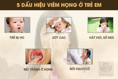 Cẩn trọng các dấu hiệu viêm họng ở trẻ sơ sinh và trẻ nhỏ