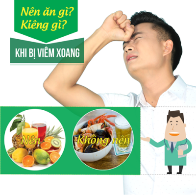 Người bị viêm xoang nên ăn gì và kiêng ăn gì?