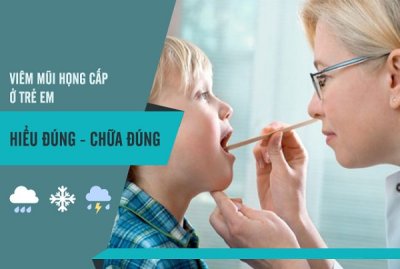 Tìm hiểu về bệnh viêm mũi họng cấp ở trẻ em