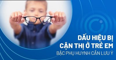 Những dấu hiệu cảnh báo có thể trẻ đã bị cận thị