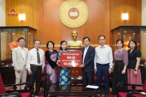 Bệnh viện đa khoa An Việt ủng hộ 650 triệu đồng hỗ trợ đồng bào khắc phục hậu quả bão lũ