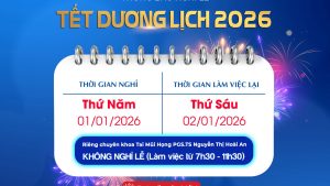 Bệnh viện đa khoa An Việt thông báo lịch nghỉ Tết dương lịch 2026