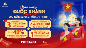 Bệnh viện đa khoa An Việt dành tặng nhiều ưu đãi đặc biệt dịp Quốc khánh 2/9
